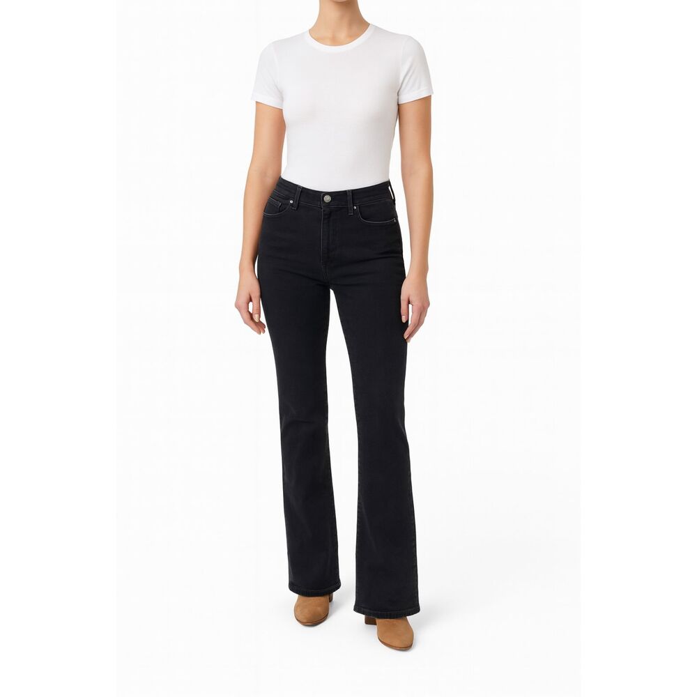 Lauren Ralph Lauren Black Straight Jeans 14 Refined Denim Library Chic Old Money
